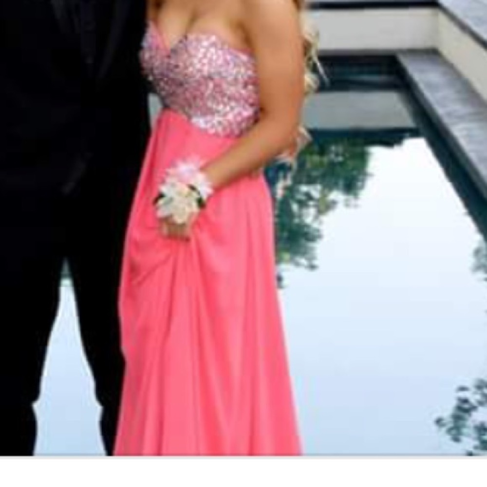 Pink Jeweled Prom dress